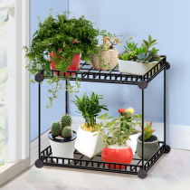 Fiska combination iron multifunctional balcony multi-layer multi-meaty flower stand economical office indoor table rack