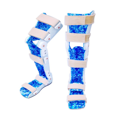 Childrens orthotics Knee ankle and foot weakness 0X type leg pulling rehabilitation training scissors step custom brace correction shoes