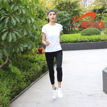 Noble bird women 2018 spring new round neck slim slim breathable sports casual T-shirt short sleeve 0181122