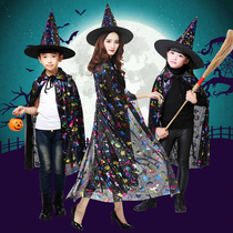 Halloween costume cloak Cape childrens costume cos girls prom costume boys witch show costume
