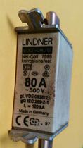 LINDNER fuse NHC00 NH000-80A gL gG (500V120KA) straight shot