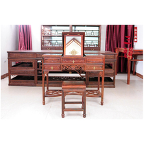 Mahogany furniture red sour branch furniture Chinese antique red sour branch makeup table mahogany dressing table