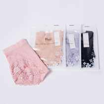 Japanese antibacterial bamboo fiber underpants woman waist sexy lace underpants Tibutt hip and hip pants triangle pants bottom pants