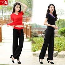 Nine Dance Square Dance Costumes New Suit Woman Middle Aged Dance Dancing Training Performance Practice and Summer Autumn Big Code