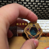 Fate Buddha Nepal 925 sterling silver Gabu box hand carved Amitabha Gabu pendant