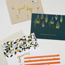 Dailylike Korean fresh postcard Birthday love card Elegant Thank you Thank you greeting card