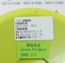 SMD Zener diode ZMM 1 2W 39V 1206 package (50 only) full