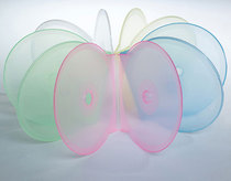 Ultra-thin semicircular box Shell-shaped disc box CD box DVD disc box Monolithic disc packaging box