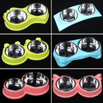 Dog bowl Cat bowl Teddy Dog supplies Dog bowl Cat bowl Single bowl Double bowl Water bowl Dog food bowl Cat rice bowl