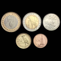 5 sets of coins in South Sudan Africa 2015 edition set of coins foreign coins coin collection