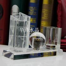 Crystal floor mold Desktop ornaments Building model High-rise building model Real estate sand table customization