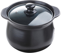 4 liters split electric pottery furnace light wave stove soup hot pot stew pot special pot ceramic stew pot casserole cooking porridge soup pot