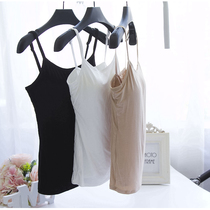 Modal with chest pad camisole vest women without steel ring no bra Cup one-in-one yoga exercise slim base shirt