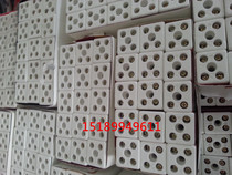 High frequency porcelain head small 5 holes High frequency ceramic wiring terminals High temperature ceramic binding post electric furnace porcelain connector big five eyes