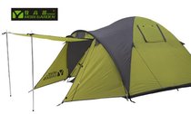 Pastoral flute Tea building outdoor family trio Double three-season Anti-rain tent Camping Camping Nod