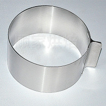 Five Crown-graduated stainless steel round mousse circle 6 inch-12 inch adjustable telescopic cake mold