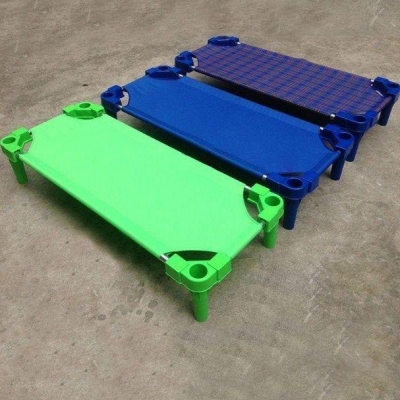 Mobile girl bed plastic childrens bed small bed kindergarten nap child care foldable primary school students