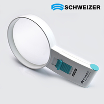 Germany imported Vader reading hand-held magnifying glass LED with light 2 5 times 3 times 3 5 times for the elderly