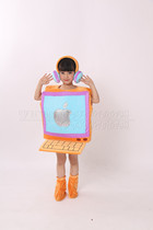 Apple Computer Childrens Early Education Park Childrens Role Playing Home Appliances General Mobilization Dance Clothing Stage Performance Costume