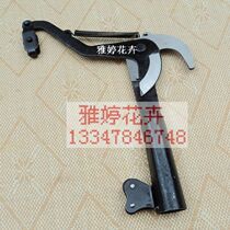 Old blacksmith double pulley high branch shears thickened high branch shears head longan picking fruit scissors