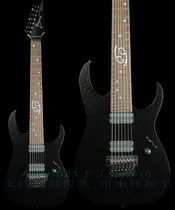 Custom Ibanezs Munky Apex1 Signature 7-String Black Electric Guitar