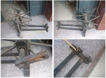 Crown Credibility Folk Culture Tourism Farmhouse Music Collection Exhibition Hand Spinning Spun-spun Spun Wire Cars Intact Ancient Rhymes