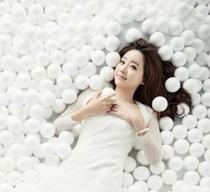 Shadow building Decorative Wedding photo Photography Writing True Children Photography Props Baby Camera 7 cm Plastic White Marine Ball