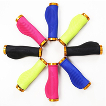 Bicycle mountain bike ergonomic handle cover rubber bilateral lockable riding deputy handle LE007 hot sale