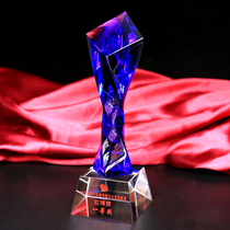 Trophy Crystal custom event souvenir Competition trophy Trophy custom party award gift Color