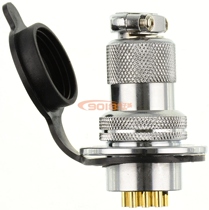 M25 gold-plated 10-core ten-pin socket Aviation plug aviation socket aviation connector