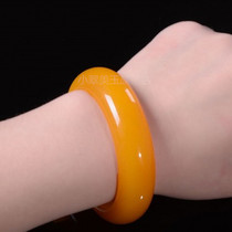 Natural chanterelle yellow yellow dragon jade bracelet jade bracelet Female yellow dragon jade special price jade bracelet