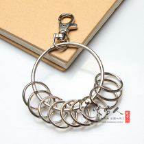 Retro thick key chain housekeeper key plate warehouse unit key board key plate Classification Card label