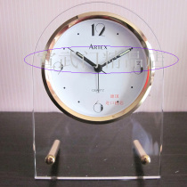 YADA clock ARTEX durable alarm clock 33535 Plexiglass seat clock mute metal children primary school students simple