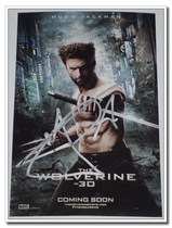 Hugh Jackman Autographed X-Men Wolverine Promotional Autographed Autograph Photo Model C