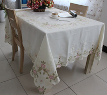 European elegant fabric embroidery tablecloth tablecloth table dust cloth tea table towel cover towel multi-purpose towel