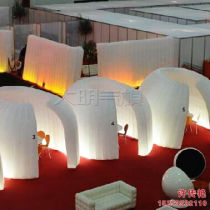 High-end custom inflatable luminous round tent Air mold exhibition exhibition layout display props Indoor and outdoor publicity