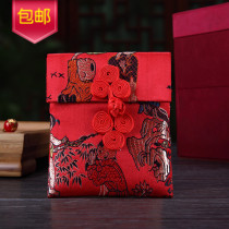  Wedding Lilly Golden Bag is a seal idea 100 Tubu art RMBone thousand red packets are married straight