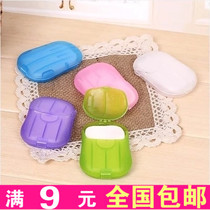 2234 Outdoor Travel Portable Perfumed Soap Paper Creative Mouse box Fancy Soap Flake Soap Sheet