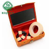 Biquan Chinese style guzheng nail bag square mirror zither Nail tape storage color random