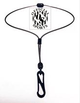 Viewing silicone whistle rope anti-sweat whistle rope