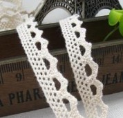 1cm this white DIY handmade patchwork wild lace cotton thread lace accessories pure cotton dog teeth