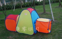 Childrens tent tunnel climbing super large channel splicing game house Baby free construction doll house Ocean ball pool