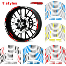 Suitable for Honda CBR650F Motorcycle Modified Personality Wheel Sticker Rings Waterproof Reflective Sticker