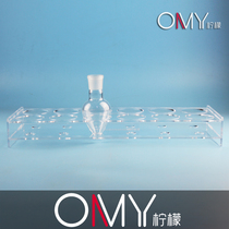 Plexiglass pear type (shape) bottle rack chicken heart bottle holder 50 100ML 10 12 holes 150ml