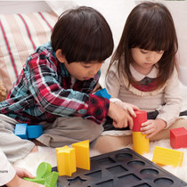 Color logic building blocks Weplay early childhood education children multi-function shape matching mathematical Enlightenment building blocks