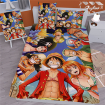 Luffy Sauron Sanji Essaboro anime bed sheets quilt cover pillowcase blanket four-piece quilt cover custom