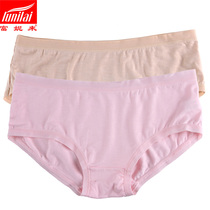 2 boxes Funny Come on ladys underwear Modale Low waist comfortable and breathable pure color Xiaoping Corner Briefs
