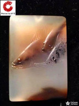 Sichuan Liangshan South Red Agate Ugly Fish Pendant Auspicious Fish Pendant Natural Strip Goldfish Jade Golden Dragon Fish Rich Fish