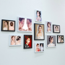 Bridal Disc Hair Bride Styling Makeup Decoration Painting Hair Salon Styling Room Wall Hanging Picture Composition Photo Frame Picture Frame