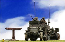 Special FOV 85105 1:72 World War II US Army M3A1 Half-tracked Armored Vehicle Soldier suit Alloy